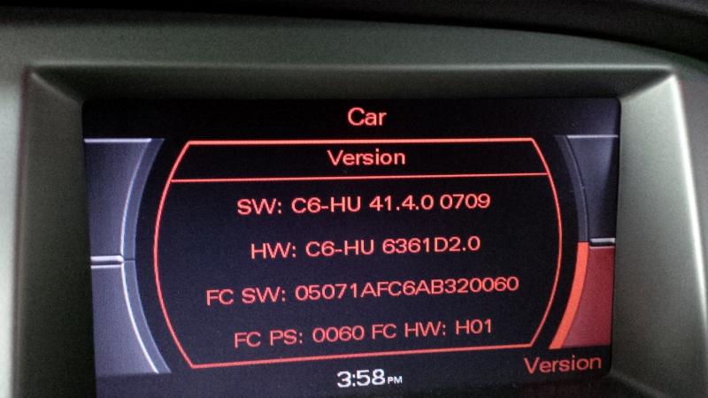 Audi mmi 2g software update
